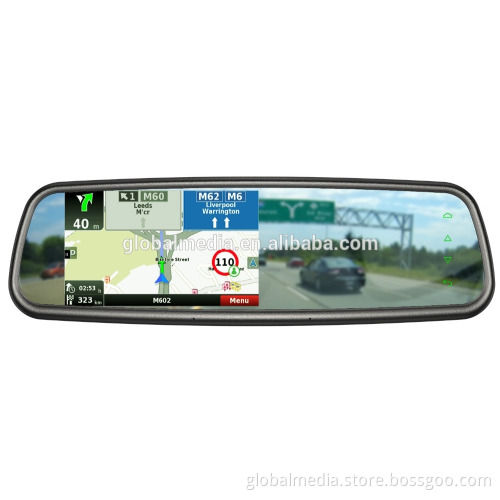 5.0 inch Android car rear view mirror GPS Navigation with camera and drivecam